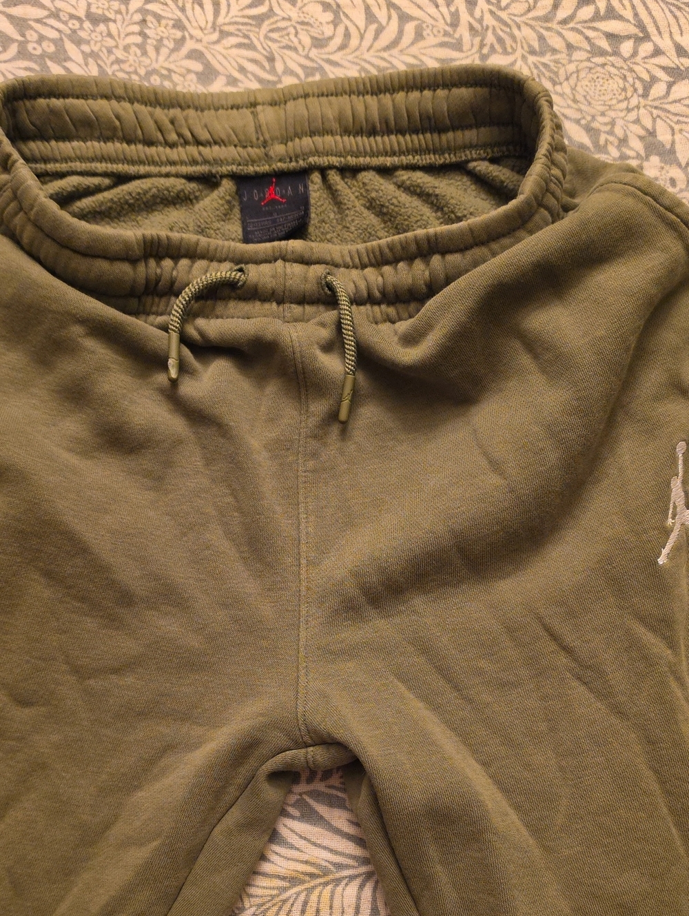 Jordan Olive Green Athletic Fleece Shorts